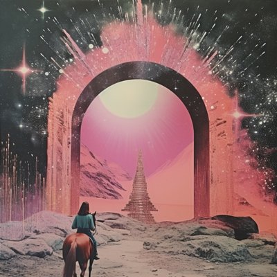 Kosmische Wüstenreise von Samantha Hearn