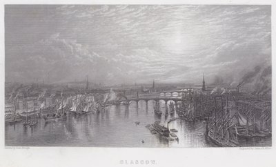 Glasgow (Gravur) von Samuel (after) Bough