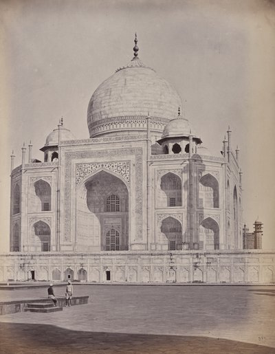 Agra. Der Taj, das Zentrum der Hauptstadt von Samuel Bourne