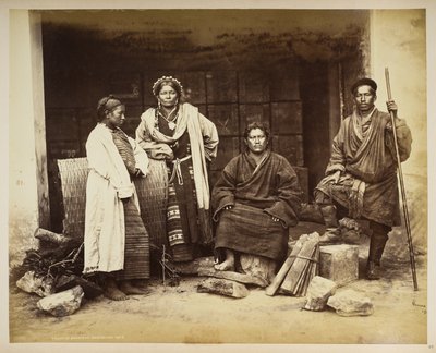Gruppe von Bhooteas, Darjeeling, aus 