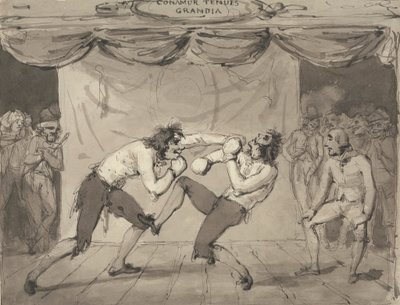 Höfliche Unterhaltung von wilden Tieren im Lyceum von Samuel Collings