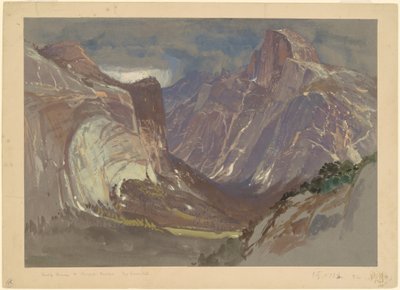 Half Dome und Royal Arches, Yosemite, vom Glacier Point von Samuel Colman