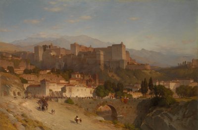Der Hügel der Alhambra, Granada, 1865 von Samuel Colman