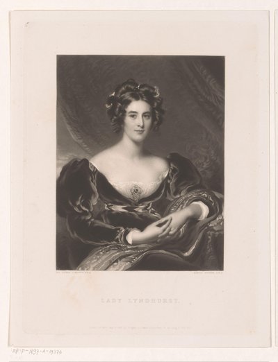 Porträt von Sarah Garay Lyndhurst von Samuel Cousins