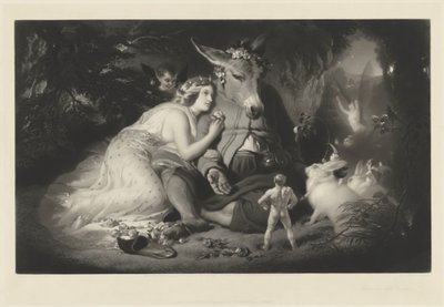 Ein Sommernachtstraum von Samuel Cousins after Sir Edwin Landseer