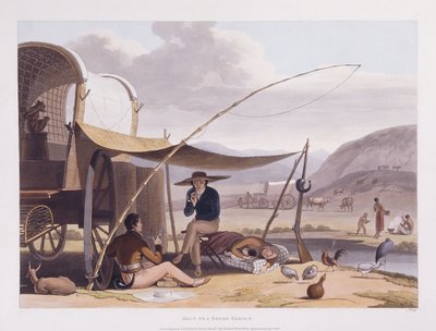 Afrikanische Landschaft und Tiere am Kap der Guten Hoffnung von Samuel Daniell