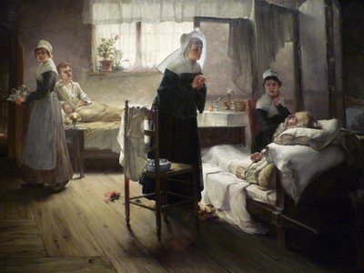 Evangeline entdeckt ihren Verlobten im Krankenhaus von Samuel G. Richards