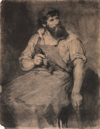 Schmiede, Studie für Das Gericht von Samuel H. Crone