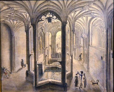 Innenansicht der Holywell Spa, Nordwales von Samuel Hieronymous Grimm