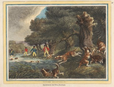 Otterjagd, Platte 1 von Samuel Howitt