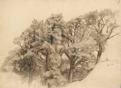 Landschaft mit Bäumen, 1884 von Samuel Isham