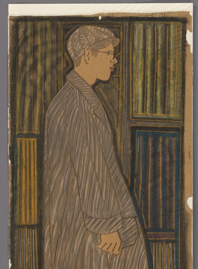 Stehender Junge in voller Länge von Samuel Jessurun de Mesquita (signed by artist)