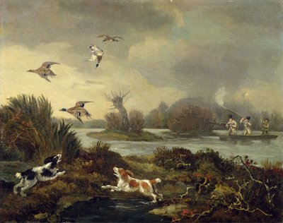 Entenjagd, um 1820-45 von Samuel John Egbert Jones