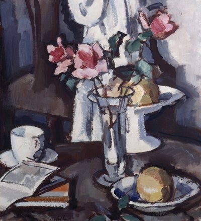 Stillleben mit roten Rosen, ca. 1931 von Samuel John Peploe
