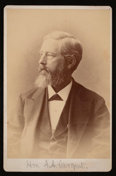 Porträt von Aaron Augustus Sargent von Samuel Montague Fassett