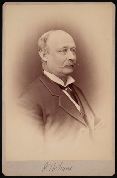 Porträt von J.H. Sims, zwischen 1876 und 1880 von Samuel Montague Fassett