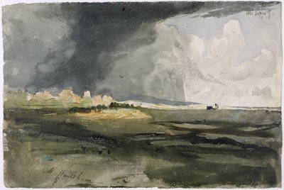 In Hailsham, Sussex: Ein Sturm zieht auf, 1821 von Samuel Palmer