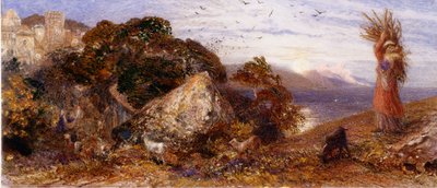 Der aufgehende Mond von Samuel Palmer
