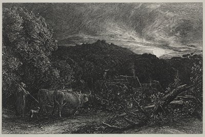 Der müde Pflüger von Samuel Palmer