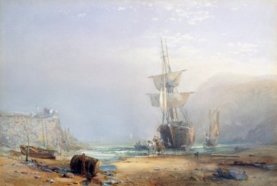 Ein nebliger Morgen an der Küste von Devon, 1853 von Samuel Phillips Jackson