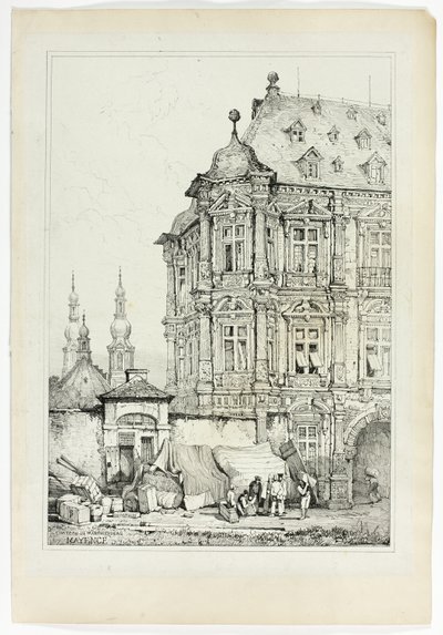 Schloss Martinsbourg, Mainz von Samuel Prout