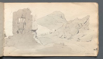 Skizzenbuch: Ruine, 1814 von Samuel Prout