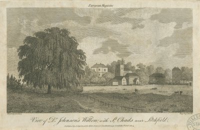 Lichfield - Dr. Johnsons Weidenbaum von Samuel Rawle