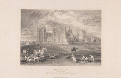Raby Castle, Grafschaft Durham von Samuel Rawle