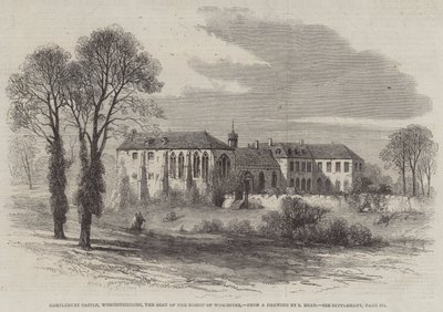 Hartlebury Castle, Worcestershire, der Sitz des Bischofs von Worcester von Samuel Read