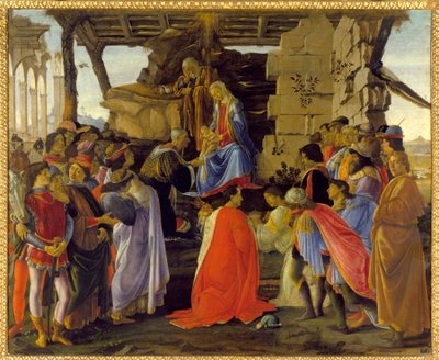 Die Anbetung der Könige von Sandro Botticelli