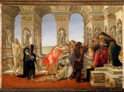 Die Verleumdung des Apelles von Sandro Botticelli