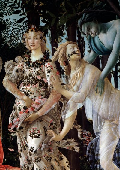 Der Frühling (Detail) von Sandro Botticelli