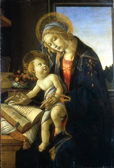 Madonna mit Kind, Madonna des Buches von Sandro Botticelli