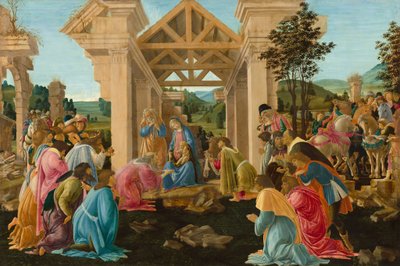 Die Anbetung der Könige von Sandro Botticelli