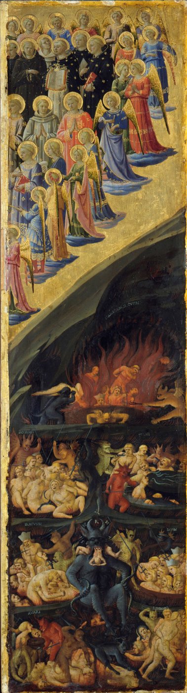 Das Jüngste Gericht Flügelaltar, rechter Flügel von Sandro Botticelli