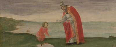 Die Vision des Hl. Augustinus vom Altarbild des Hl. Barnabas, ca. 1488 von Sandro Botticelli