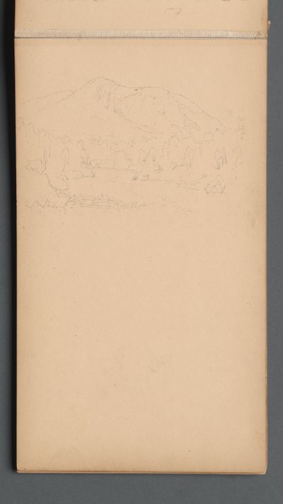 Skizzenbuch, Seite 08: Carter Mountain (?) von Sanford Robinson Gifford