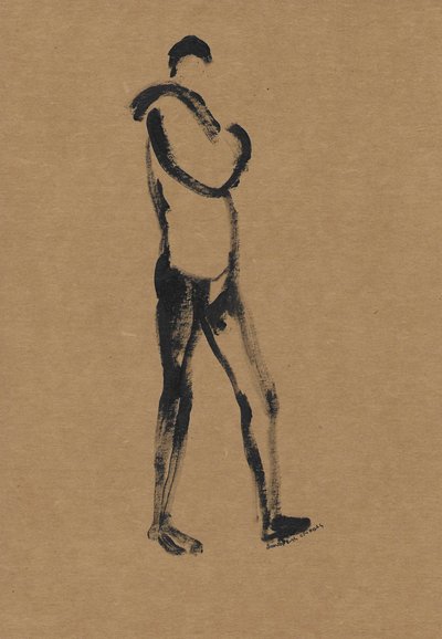 Ausdrucksstarke Männliche Figur von Santhosh ch