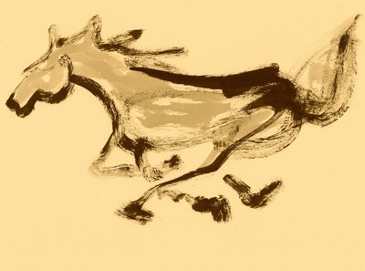 Galoppierende Pferdebewegung von Santhosh ch