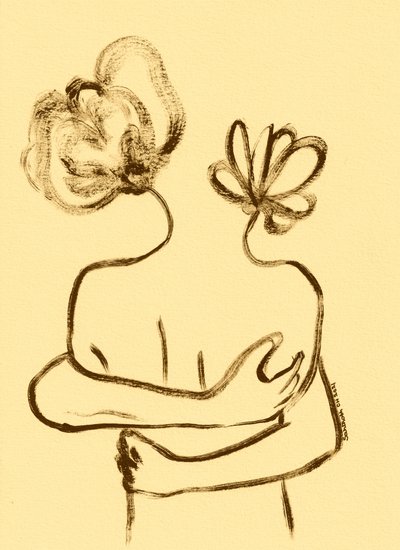 Liebevolle Umarmung von Santhosh ch