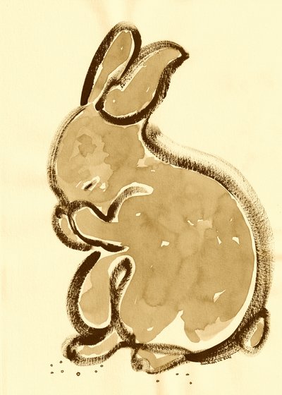 Schläfriger Hase von Santhosh ch