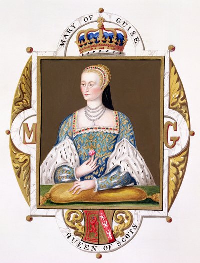 Porträt von Mary of Guise (1515-60) Königin von Schottland aus 