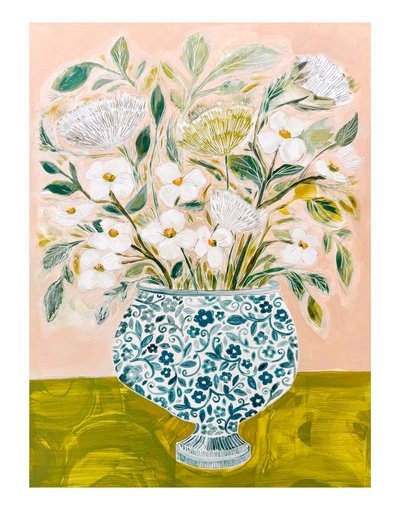 11x14 Blush-Blüten von Sarah Fitzgerald