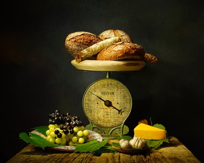 Rustikales Brot Stillleben von Saskia Dingemans