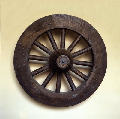 Kopie eines mittelalterlichen Rades aus Skandinavien. 10. Jahrhundert n. Chr. von Scandinavian School