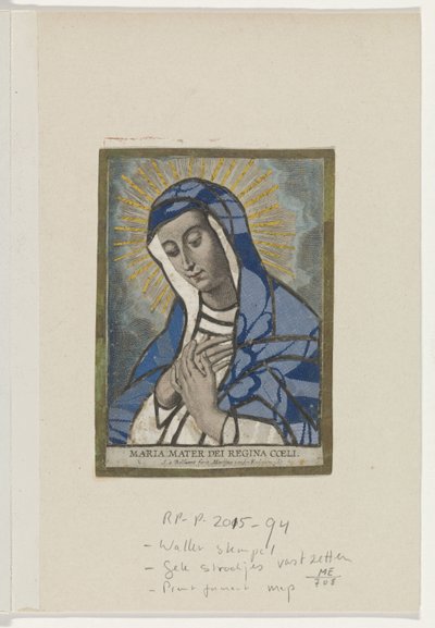 Applikationsdruck mit Maria von Schelte Adamsz. Bolswert