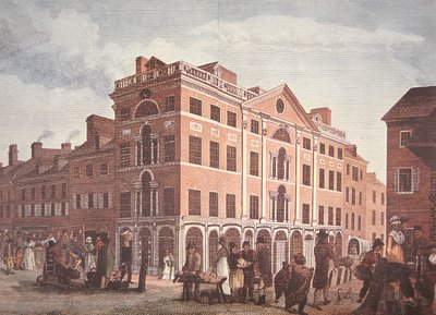 Die Ecke der Third und Market Streets, Philadelphia von School American