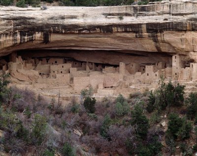 Ansicht der Klippenpalast-Stätte (1993, Fotografie) von School Anasazi