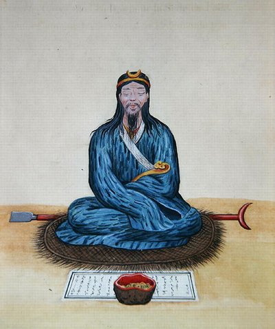 Ein reuiger Bonze, ca. 1785 von School Chinese