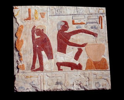 Alte ägyptische Kunst: Brotbacken von School Egyptian